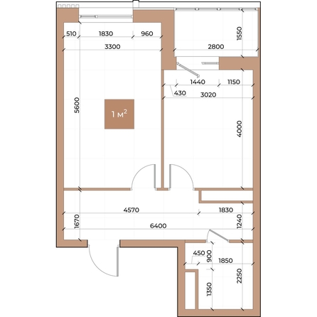 
  Продается 1-комн. квартира, 46 м², ЖК Небо над Енисеем
. Фото 3.