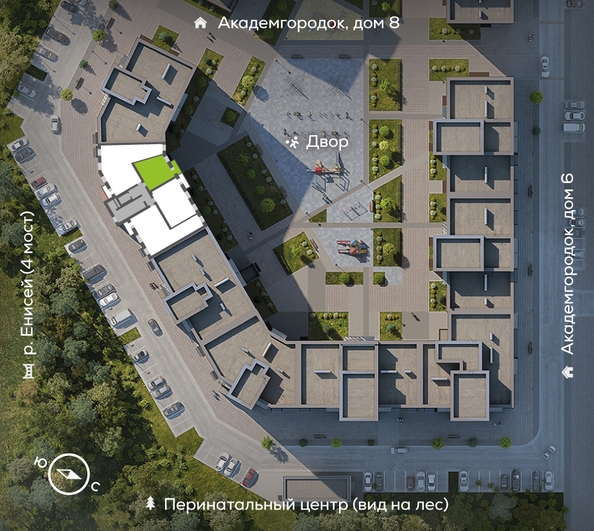 
  Продается 1-комн. квартира, 44 м², ЖК Академгородок, дом 7
. Фото 1.