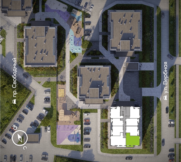 
  Продается 3-комн. квартира, 76.9 м², ЖК Белый квартал на Свободном, дом 3
. Фото 1.