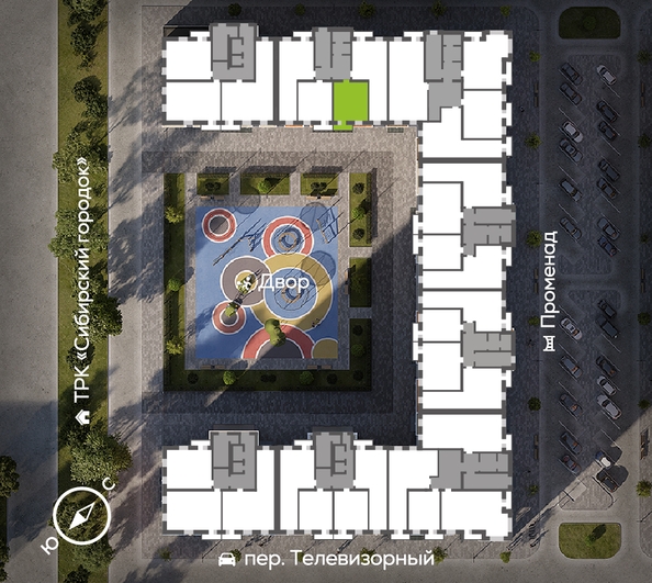 
  Продается 1-комн. квартира, 40.5 м², ЖК Сити-квартал Октябрьский, дом 1
. Фото 1.