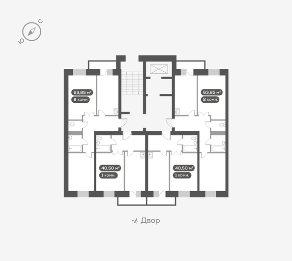 
  Продается 1-комн. квартира, 40.5 м², ЖК Сити-квартал Октябрьский, дом 1
. Фото 5.