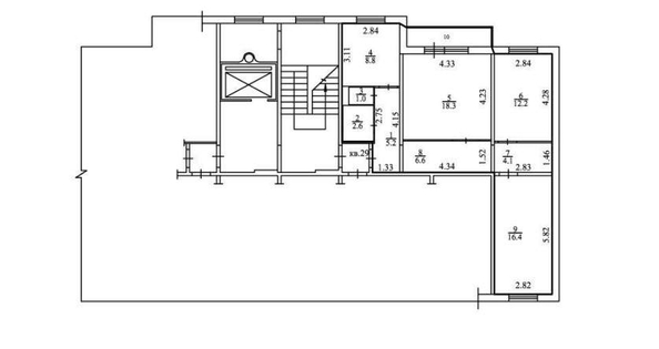 
  Продается 3-комн. квартира, 75.2 м², 60 лет образования СССР пр-кт
. Фото 7.