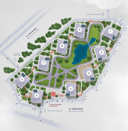 
  Продается 2-комн. квартира, 60.6 м², ЖК SCANDIS OZERO (Скандис озеро), 6
. Фото 2.