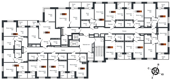 
  Продается 2-комн. квартира, 38.3 м², ЖК Мичуринские аллеи, дом 2
. Фото 5.