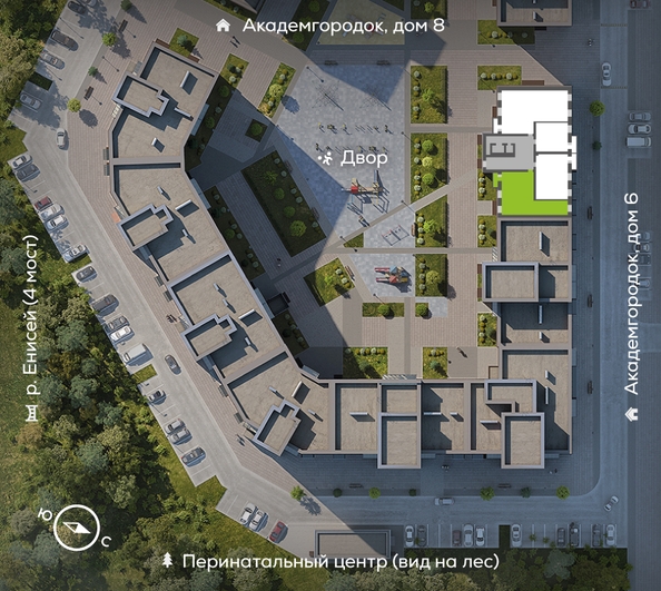 
  Продается 3-комн. квартира, 83.8 м², ЖК Академгородок, дом 7
. Фото 1.