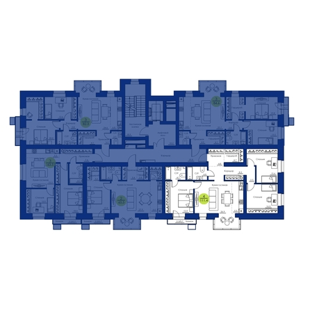 
  Продается 4-комн. квартира, 111.4 м², ЖК Вита-парк
. Фото 2.