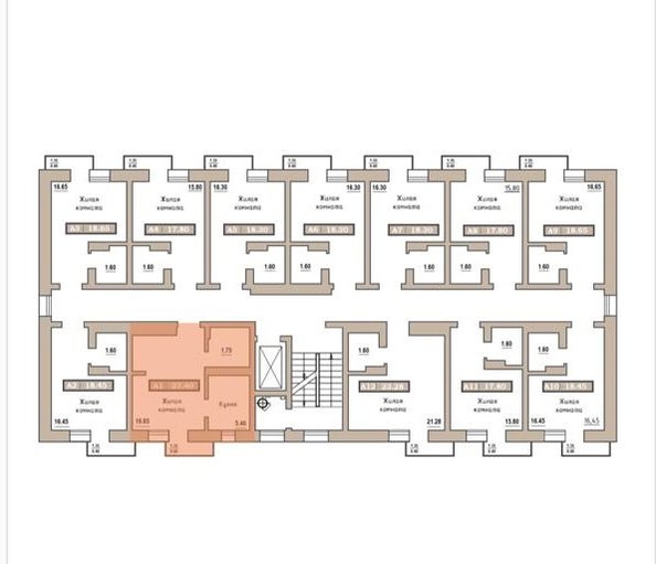
  Продам 1-комн. квартиру, 27.4 м², ЖК Симфония
. Фото 2.