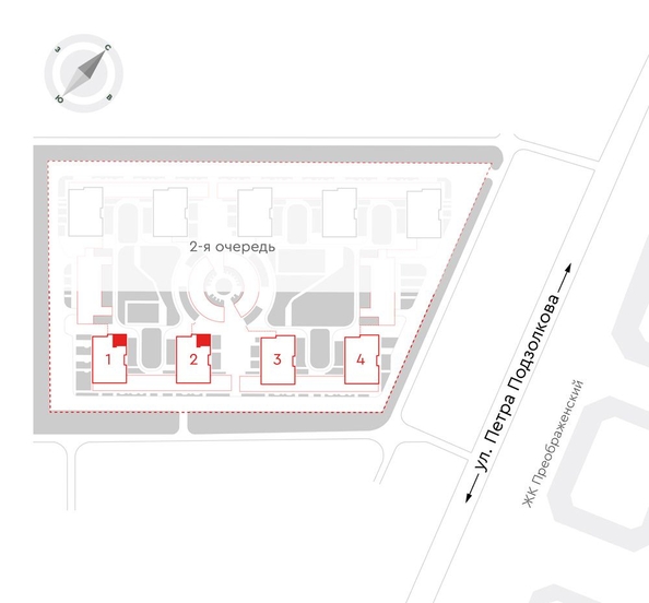 
  Продается 3-комн. квартира, 76.9 м², ЖК Чижи, 1 очередь (корпус 1,2)
. Фото 2.
