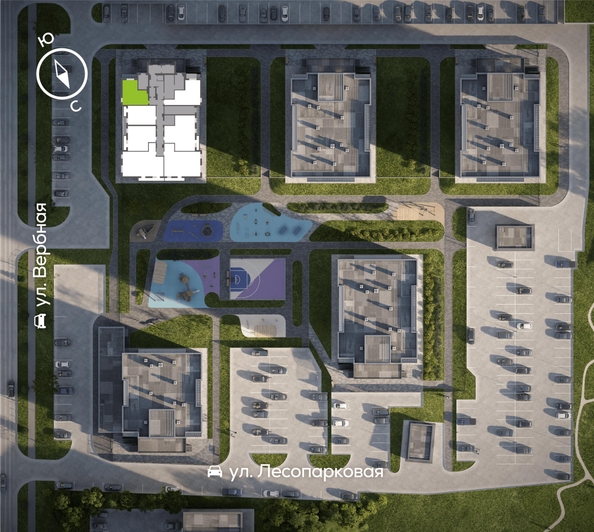 
  Продается 1-комн. квартира, 42.1 м², ЖК Белый квартал на Свободном, дом 3
. Фото 1.