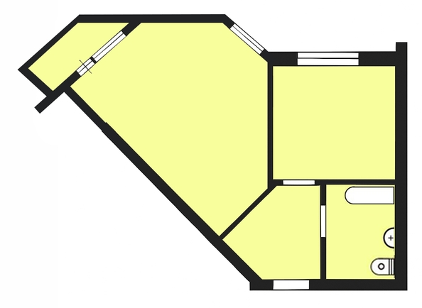 
  Продам 1-комн. квартиру, 40.2 м², ЖК Коломенские высотки, 2 очередь блок-секция 1а
. Фото 10.