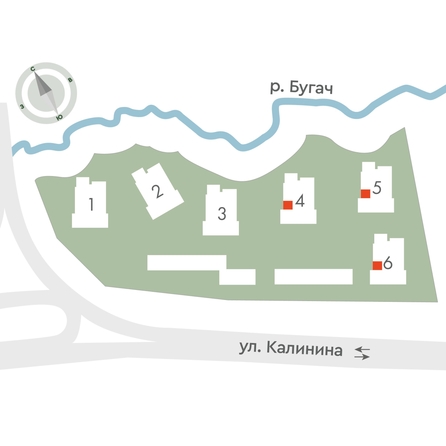 
  Продается 2-комн. квартира, 37.1 м², ЖК Калина Долина, дом 6
. Фото 2.