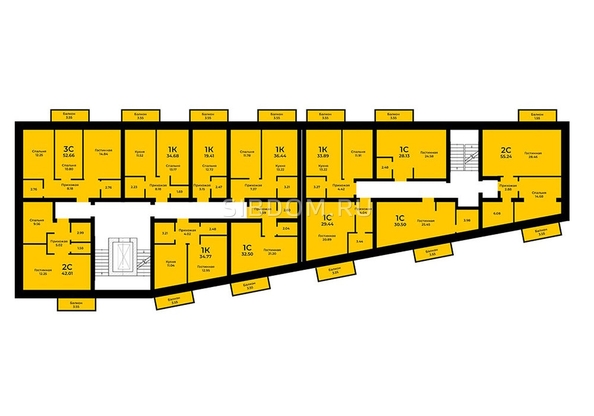 
  Продается 2-комн. квартира, 91.6 м², ЖК Ривьера-Солонцы, дом 1
. Фото 1.