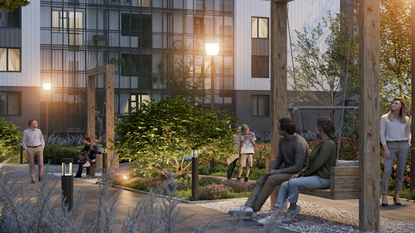 
  Продается 1-комн. квартира, 43.3 м², ЖК Белый квартал на Свободном, дом 3
. Фото 3.