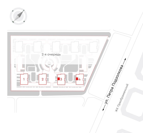 
  Продается 2-комн. квартира, 63.1 м², ЖК Чижи, 1 очередь (корпус 3,4)
. Фото 2.