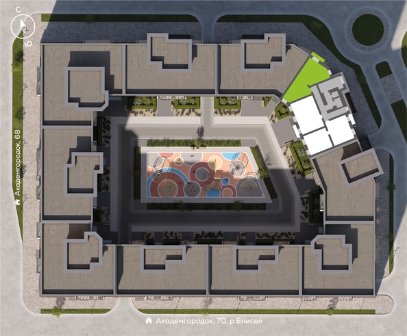 
  Продается 2-комн. квартира 68.65 м², в ЖК Новый Академ, дом 3. Фото 1.