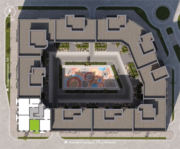 
  Продается 1-комн. квартира 37.28 м², в ЖК Новый Академ, дом 3. Фото 1.