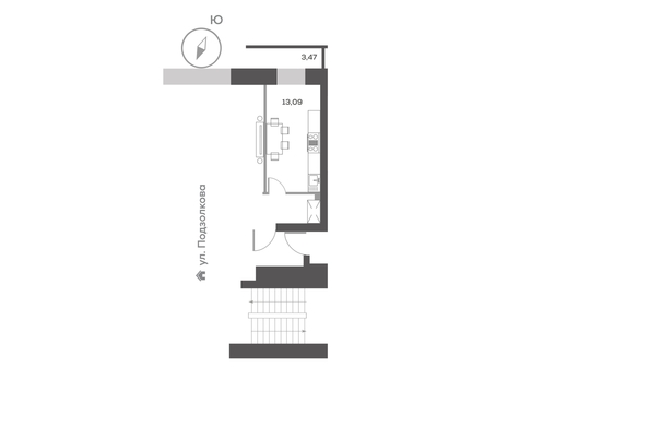 
  Продается 3-комн. квартира 80.62 м², в ЖК DAO (ДАО), дом 1. Фото 6.