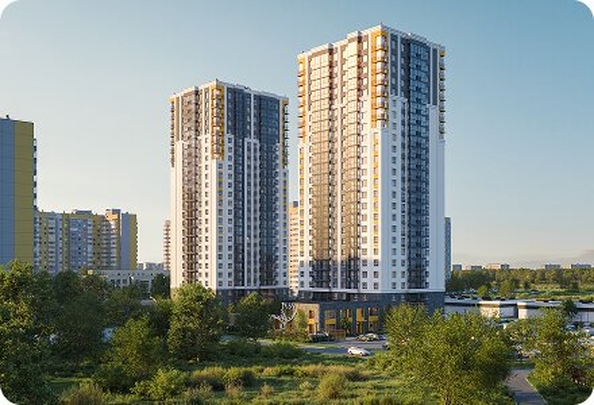 
  Продается 2-комн. квартира 48.35 м², в ЖК Расцветай в Солнечном, дом 2. Фото 1.