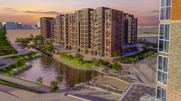 
  Продается 3-комн. квартира 95.3 м², в ЖК Портовый, 1 очередь. Фото 21.