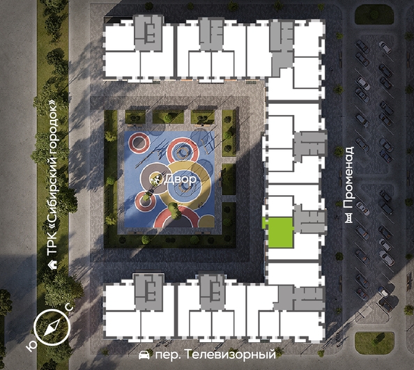 
  Продается 2-комн. квартира 60.1 м², в ЖК ОКТА, дом 1. Фото 1.
