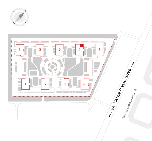 
  Продается 3-комн. квартира 53.8 м², в ЖК Чижи, 2 очередь (корпус 4). Фото 2.