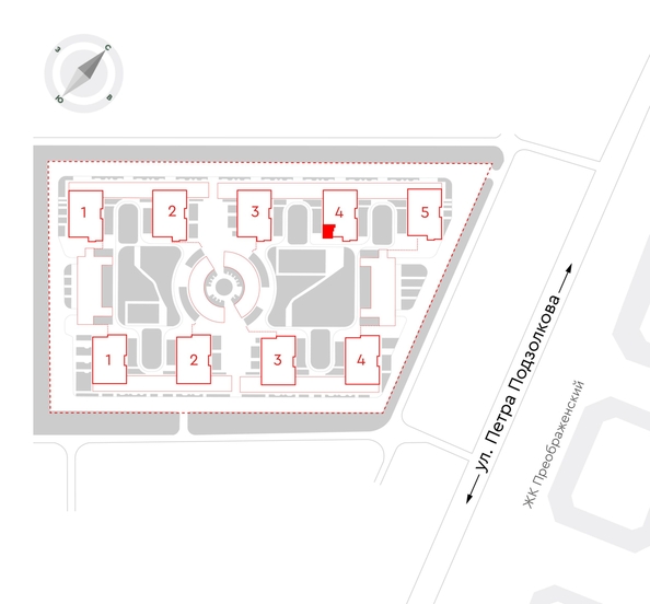 
  Продается 3-комн. квартира 59.1 м², в ЖК Чижи, 2 очередь (корпус 4). Фото 2.
