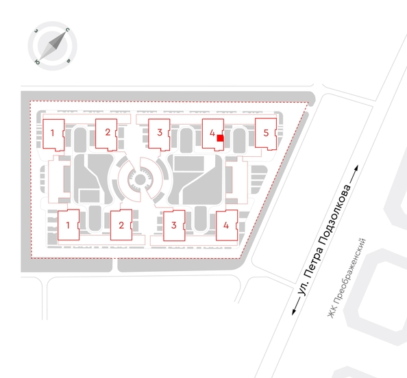
  Продается 2-комн. квартира 43.9 м², в ЖК Чижи, 2 очередь (корпус 4). Фото 2.