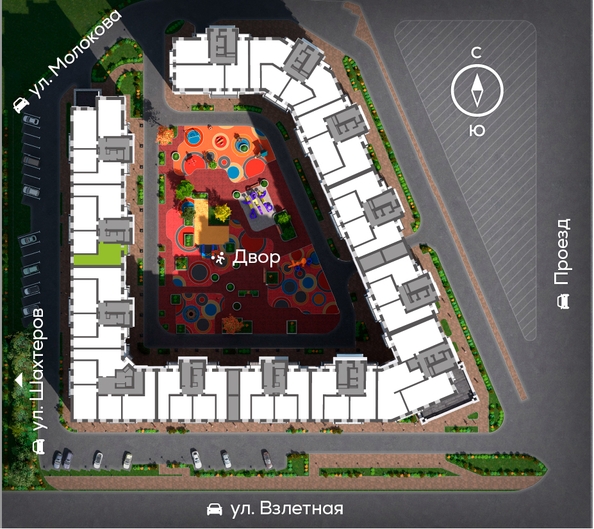 
  Продается 2-комн. квартира 59.58 м², в ЖК Вверх, дом 1. Фото 1.