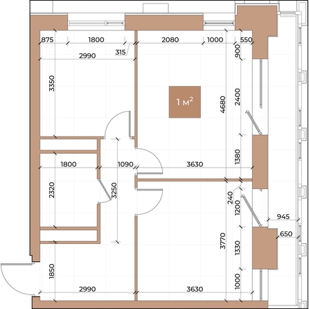 
  Продается 2-комн. квартира 54.9 м², в ЖК Небо над Енисеем. Фото 3.