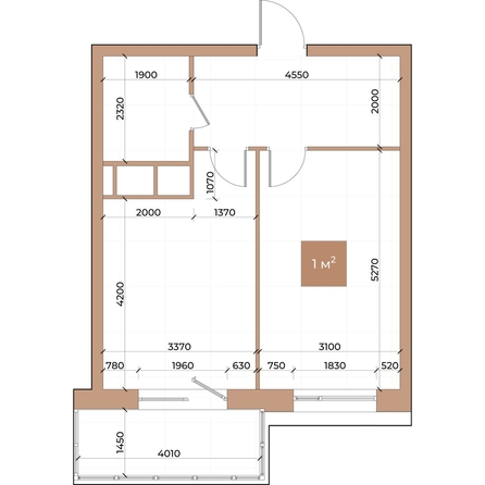 
  Продается 1-комн. квартира 46 м², в ЖК Небо над Енисеем. Фото 3.