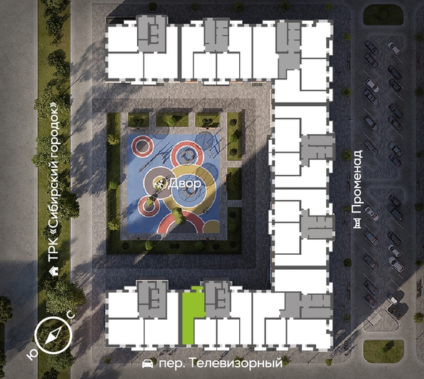 
  Продается 2-комн. квартира 58.9 м², в ЖК ОКТА, дом 1. Фото 1.