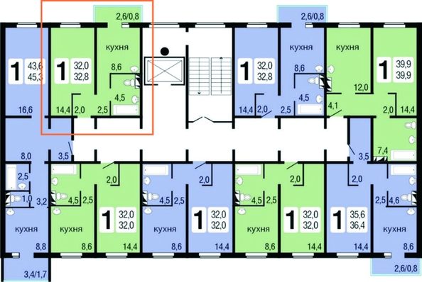 
  Сдам 1-комн. квартиру 33 м². Фото 10.
