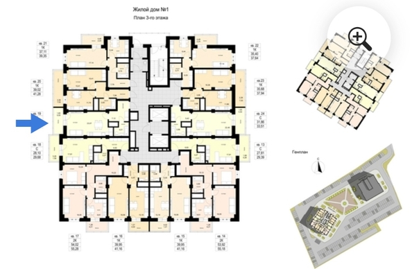 
  Продам 1-комн. квартиру 34.6 м². Фото 25.