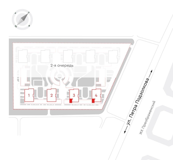 
  Продается 2-комн. квартира 61 м², в ЖК Чижи, 1 очередь (корпус 3,4). Фото 2.