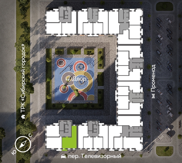 
  Продается 3-комн. квартира 83.4 м², в ЖК ОКТА, дом 1. Фото 1.