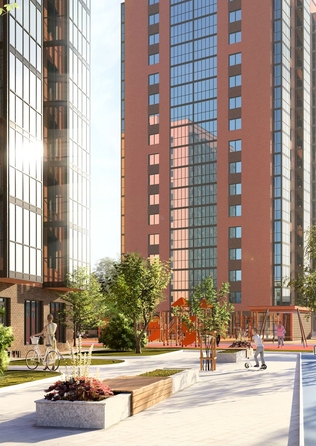 
  Продается 1-комн. квартира 29.77 м², в ЖК Биография, дом 2, корп 2. Фото 9.