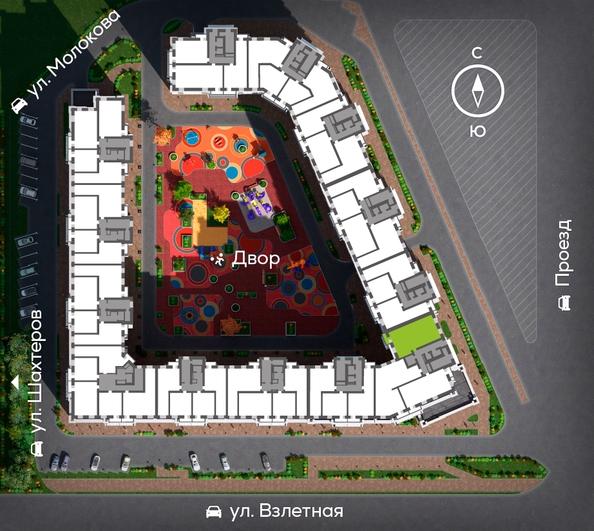 
  Продается 3-комн. квартира 95.21 м², в ЖК Вверх, дом 1. Фото 1.