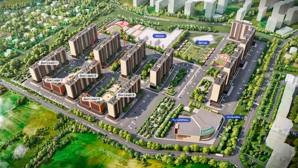 
  Продается 1-комн. квартира 36.3 м², в ЖК Аринский, дом 2 корпус 2. Фото 14.
