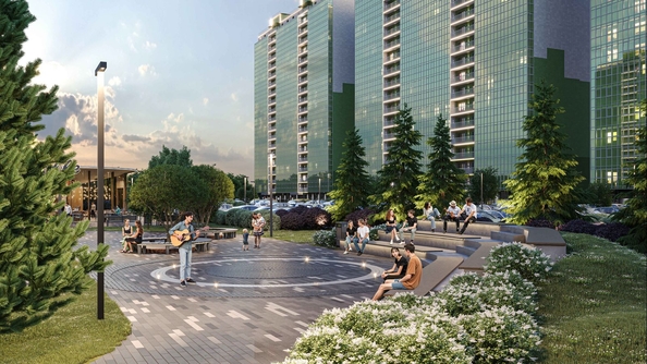 
  Продается студия 43.09 м², в ЖК Аллея Парк, 1 этап. Фото 6.