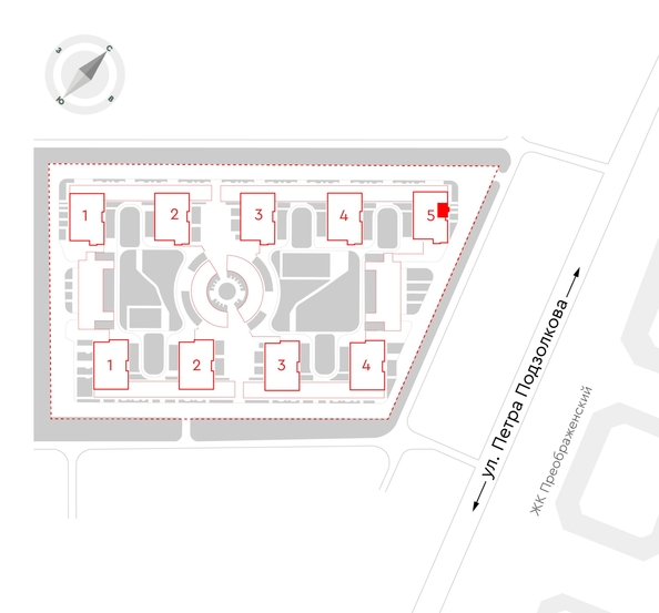 
  Продается 3-комн. квартира 61.3 м², в ЖК Чижи, 2 очередь (корпус 5). Фото 2.