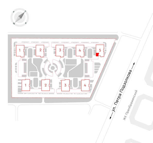 
  Продается 3-комн. квартира 59.1 м², в ЖК Чижи, 2 очередь (корпус 5). Фото 2.