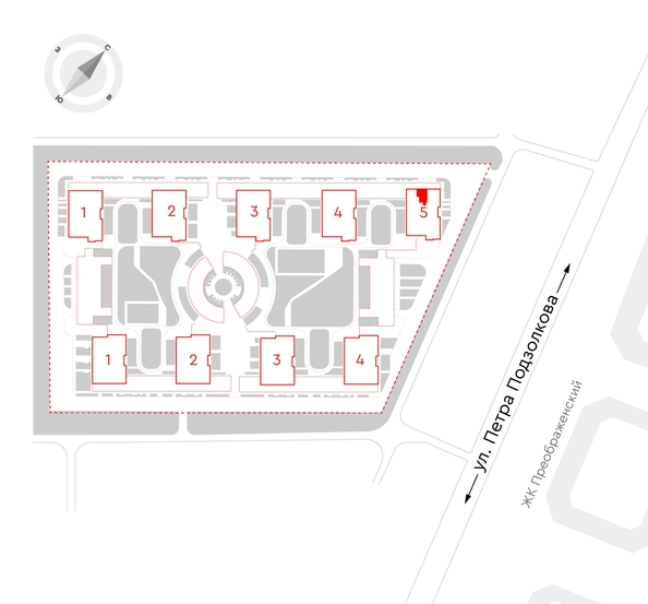 
  Продается 2-комн. квартира 53 м², в ЖК Чижи, 2 очередь (корпус 5). Фото 2.