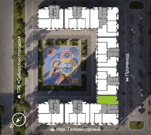 
  Продается 3-комн. квартира 88.8 м², в ЖК ОКТА, дом 1. Фото 1.