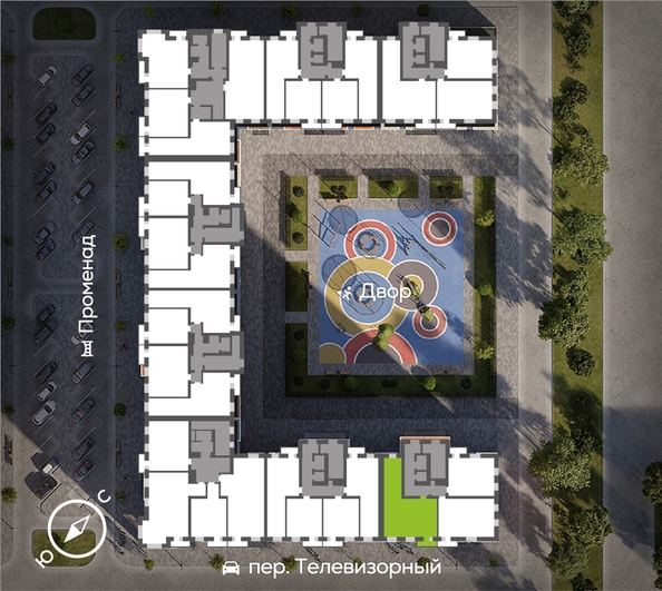 
  Продается 3-комн. квартира 83.4 м², в ЖК ОКТА, дом 2. Фото 1.