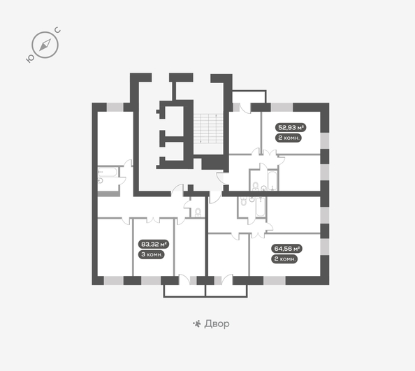 
  Продается 2-комн. квартира 64.5 м², в ЖК ОКТА, дом 2. Фото 5.