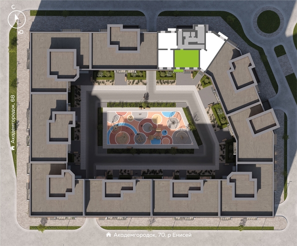 
  Продается 2-комн. квартира 58.35 м², в ЖК Новый Академ, дом 3. Фото 1.