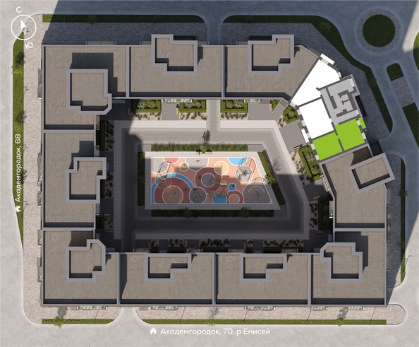 
  Продается 3-комн. квартира 77.3 м², в ЖК Новый Академ, дом 3. Фото 1.