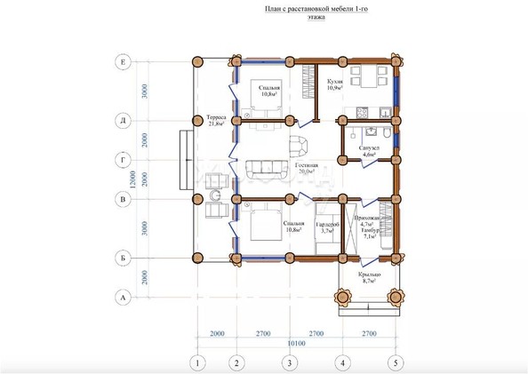 
   Продам дом, 77.4 м², Ая

. Фото 17.