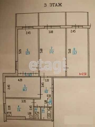 
   Продам 4-комнатную, 71.2 м², Юрина ул, 246

. Фото 1.