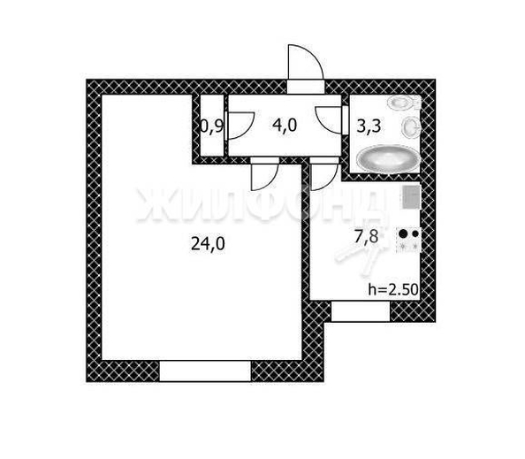 
   Продам 1-комнатную, 40 м², Смирнова ул, 46

. Фото 1.